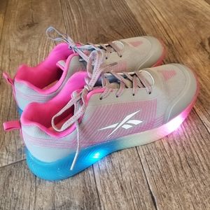 Girls Reebok light up Sneakers - Size 3